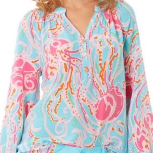 ISO Lilly Pulitzer Jellies be Jammin XL - Picture 1 of 1